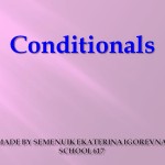 Conditionals - условные предложения в английском языке