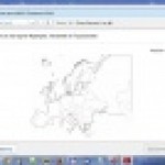 Интерактивная контурная карта Европы