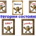 Категория состояния. Категория состояния.