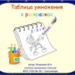Таблица умножения в раскрасках. Таблица умножения в раскрасках.