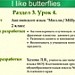 Millie. Unit 3. Lesson 4. I like butterflies